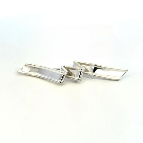 Tiffany & Co Estate Wave Brooch Sterling Silver TIF706 - Picture 7 of 12